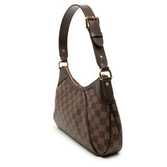 ルイ ヴィトン ダミエ テムズGM ワンショルダー ショルダーバッグ N48181 ブラウン PVC レザー レディース LOUIS VUITTON 【中古】