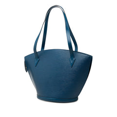 ルイ ヴィトン エピ サンジャック ショッピング トートバッグ ショルダーバッグ M52265 トレドブルー レザー レディース LOUIS VUITTON 【中古】