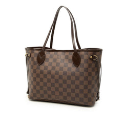 ルイ ヴィトン ダミエ ネヴァーフルPM ハンドバッグ トートバッグ N41359 ブラウン PVC レザー レディース LOUIS VUITTON 【中古】