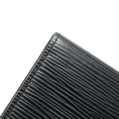 ルイ ヴィトン エピ アンヴェロップ カルト ヴィジット カードケース 名刺入れ M56582 ノワール ブラック レザー レディース LOUIS VUITTON 【中古】