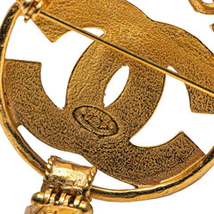 シャネル ヴィンテージ ココマーク ブローチ ゴールド メッキ レディース CHANEL 【中古】