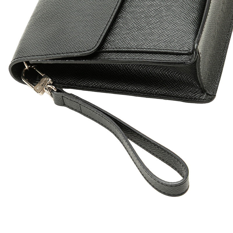 ルイ ヴィトン タイガ ベライア クラッチバッグ セカンドバッグ M32592 アルドワーズ ブラック レザー メンズ LOUIS VUITTON 【中古】