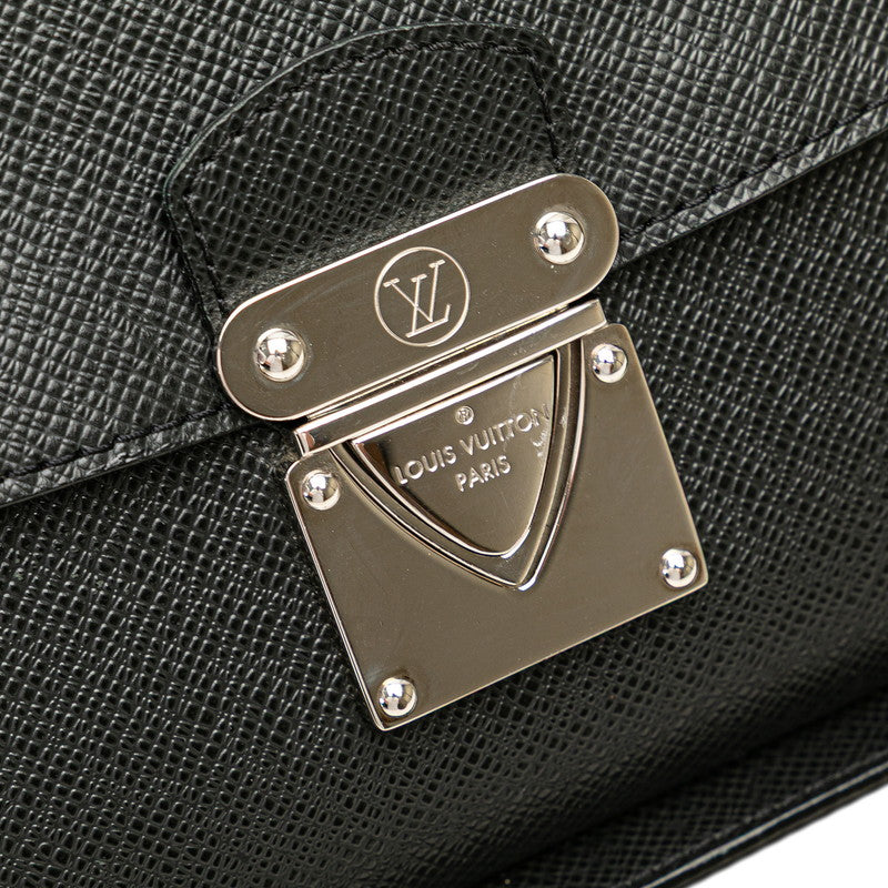 ルイ ヴィトン タイガ ベライア クラッチバッグ セカンドバッグ M32592 アルドワーズ ブラック レザー メンズ LOUIS VUITTON 【中古】
