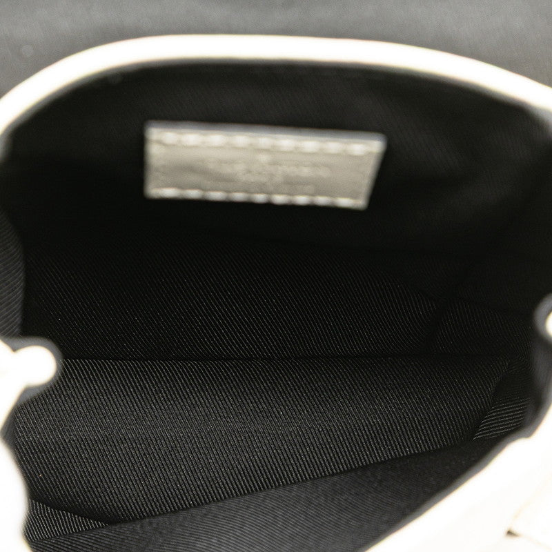ルイ ヴィトン クリストファーXS ボディバッグ ウエストバッグ M58493 ホワイト ブラック トリヨンレザー レディース LOUIS VUITTON 【中古】
