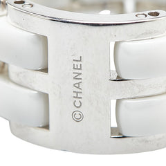 シャネル ウルトラワイド リング 指輪 #49 K18WG ホワイトゴールド ホワイトセラミック レディース CHANEL 【中古】