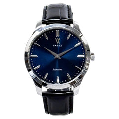 VARTIX バティックス EX MACHINA エクス マキナ 30本限定 腕時計 TM02NS 手巻き ネイビー文字盤 ステンレススチール アリゲーター メンズ 【中古】