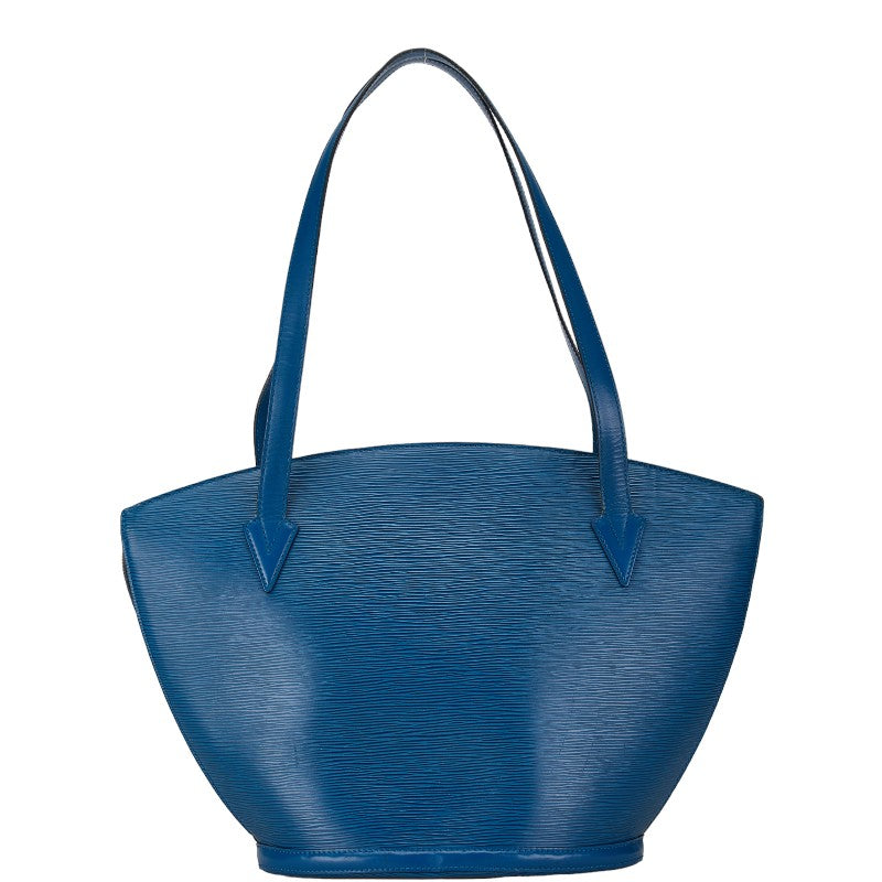 ルイ ヴィトン エピ サンジャックショッピング トートバッグ ショルダーバッグ M52265 トレドブルー レザー レディース LOUIS VUITTON 【中古】