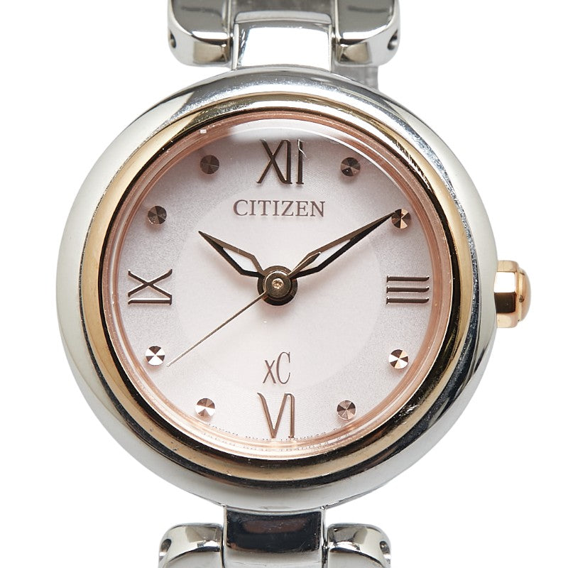 シチズン クロスシー シチズン エコドライブ mizuコレクション 腕時計 EW5574-51W クオーツ ステンレススチール レディース CITIZEN 【中古】