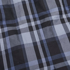 バーバリー ノバチェック ロングスカート サイズ：9AR ブルー コットン レディース BURBERRY 【中古】