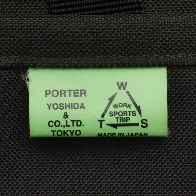 ポーター ユニオン リュック バックパック ブラック キャンバス レディース PORTER 【中古】