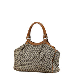 グッチ ディアマンテ スーキー ハンドバッグ トートバッグ 211944 ベージュ キャンバス レザー レディース GUCCI 【中古】