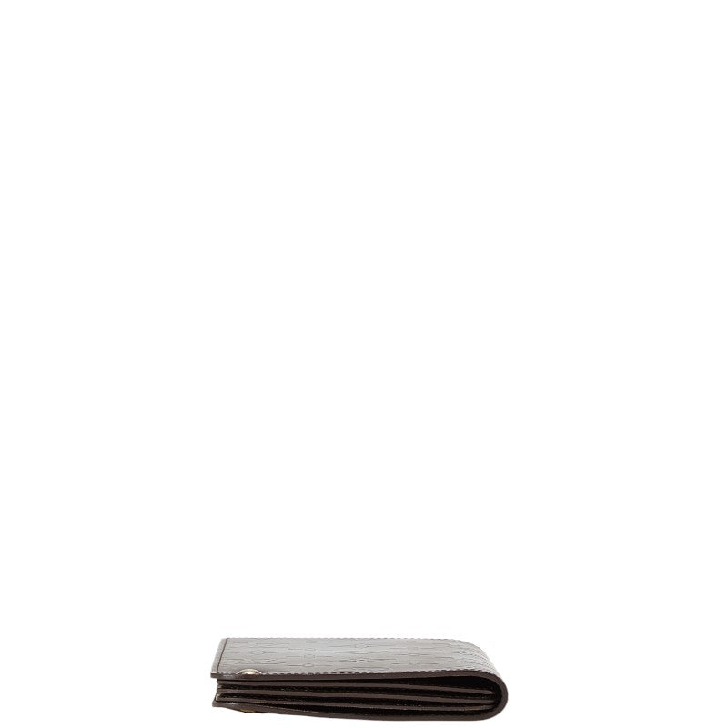 ルイ ヴィトン モノグラム グラセ ホイスト 二つ折り財布 M66450 ブラウン レザー レディース LOUIS VUITTON 【中古】
