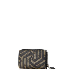 グッチ コインケース 411317 ブラック ベージュ PVC レザー レディース GUCCI 【中古】