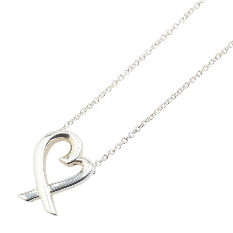ティファニー パロマ ピカソ ラビングハート ネックレス SV925 シルバー レディース TIFFANY&Co. 【中古】
