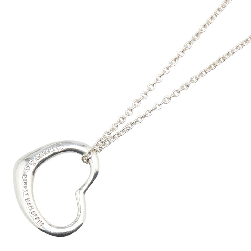 ティファニー オープンハート ネックレス シルバー SV925 シルバー レディース TIFFANY&Co. 【中古】