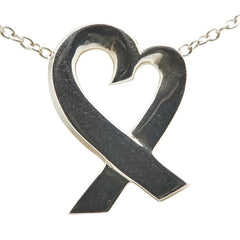 ティファニー パロマ ピカソ ラビングハート ネックレス SV925 シルバー レディース TIFFANY&Co. 【中古】