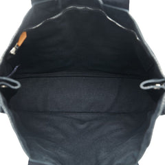 エルメス フールトゥ トートMM トートバッグ ブラック キャンバス レディース HERMES 【中古】