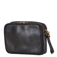ダンヒル クラッチバッグ セカンドバッグ ブラック レザー メンズ Dunhill 【中古】