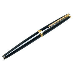 モンブラン No.121 万年筆 ブラック ゴールド K18YG イエローゴールド プラスチック メンズ MONTBLANC 【中古】