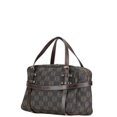 ロエベ アナグラム ハンドバッグ トートバッグ ブラウン PVC レザー レディース LOEWE 【中古】