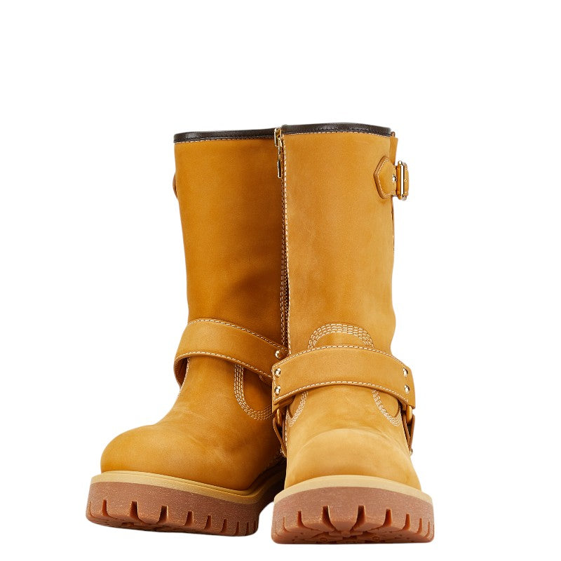 ルイ ヴィトン × ティンバーランド 24AW ハーネスブーツ サイズ:9 1/2 1AD76H ベージュ ヌバック カーフレザー メンズ LOUIS VUITTON 【中古】
