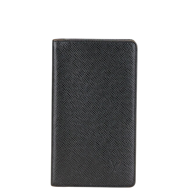 ルイ ヴィトン タイガ アジェンダポッシュ 手帳カバー R20425 アルドワーズ ブラック レザー メンズ LOUIS VUITTON 【中古】