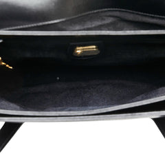 グッチ ハンドバッグ ブラック レザー レディース GUCCI 【中古】