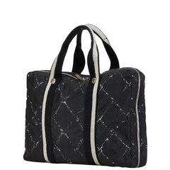 シャネル 旧トラベルライン ビジネスバッグ ブリーフケース ブラック ナイロン レディース CHANEL 【中古】