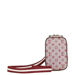 ルイ ヴィトン モノグラム ミニ ウス ディジタル 斜め掛け ミニショルダーバッグ M60001 チェリー レッド キャンバス レザー レディース LOUIS VUITTON 【中古】