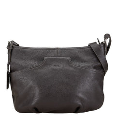 フルラ ショルダーバッグ ブラウン シルバー レザー レディース Furla 【中古】