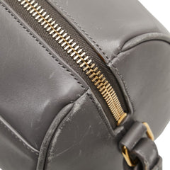 サンローラン ベイビーダッフル ハンドバッグ ショルダーバッグ 2WAY 330958 グレー レザー レディース SAINT LAURENT 【中古】