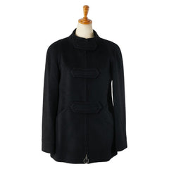 マークジェイコブス ピーコート サイズ：2 ブラック キャメル レディース MARC JACOBS 【中古】