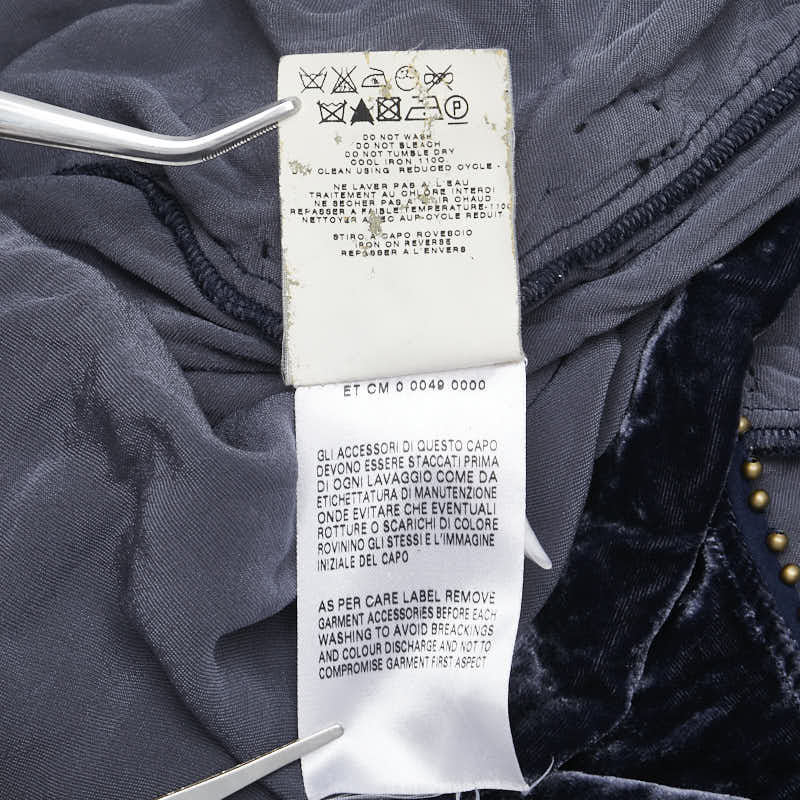 シーバイクロエ ビジュー チュニック サイズ：40 ネイビー レーヨン シルク レディース SEE BY CHLOE 【中古】