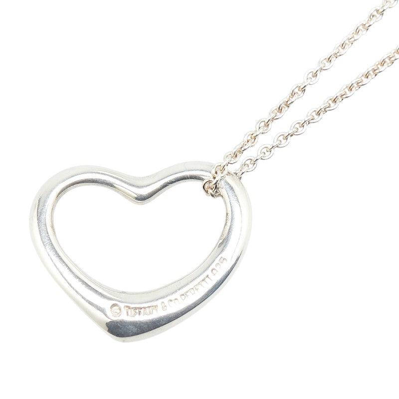 ティファニー オープンハート ネックレス SV925 シルバー レディース TIFFANY&Co. 【中古】
