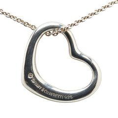 ティファニー オープンハート ネックレス SV925 シルバー レディース TIFFANY&Co. 【中古】