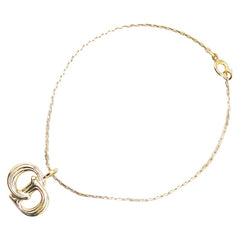 ディオール CDロゴ ブレスレット ゴールド メッキ レディース Dior 【中古】