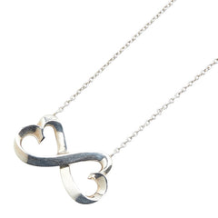 ティファニー ダブルラビングハート ネックレス シルバー SV925 シルバー レディース TIFFANY&Co. 【中古】