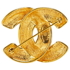 シャネル ヴィンテージ マトラッセ ココマーク ブローチ ゴールド メッキ レディース CHANEL 【中古】