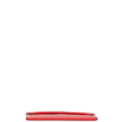エルメス バスティア コインケース 小銭入れ ルージュカザック ヴォーエプソン レディース HERMES 【中古】