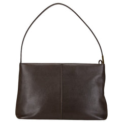 バーバリー ノバチェック ワンショルダーバッグ ハンドバッグ ブラウン レザー レディース BURBERRY 【中古】