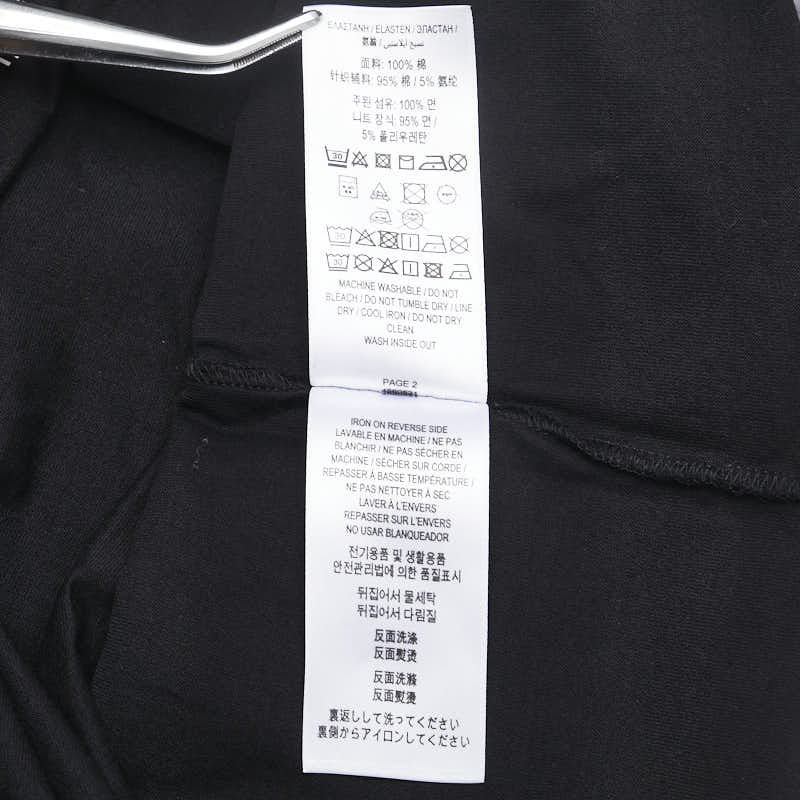 バーバリー 19SS カットアウトディティール 半袖 Tシャツ サイズ：XS ブラック コットン メンズ BURBERRY 【中古】