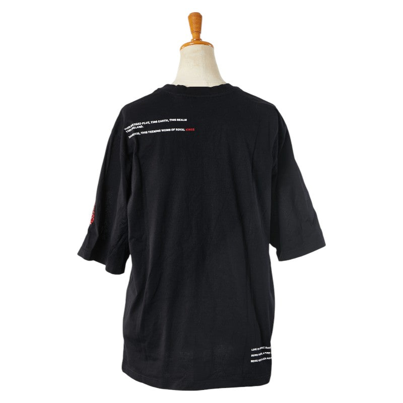 バーバリー 19SS カットアウトディティール 半袖 Tシャツ サイズ：XS ブラック コットン メンズ BURBERRY 【中古】