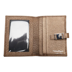 サルヴァトーレフェラガモ カードケース パスケース ブラウン レザー レディース Salvatore Ferragamo 【中古】