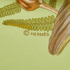 エルメス カレ90 H de LINARES リナレス スカーフ イエロー マルチカラー シルク レディース HERMES 【中古】