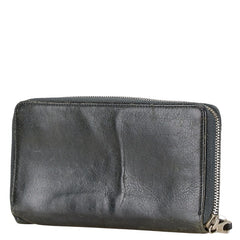 バレンシアガ スタッズ 長財布 ブラック レザー レディース BALENCIAGA 【中古】