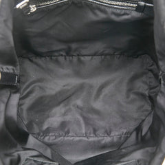 プラダ 三角ロゴプレート 迷彩 カモフラージュ ハンドバッグ ショルダーバッグ 2WAY カーキ ブラック マルチカラー ナイロン レザー レディース PRADA 【中古】