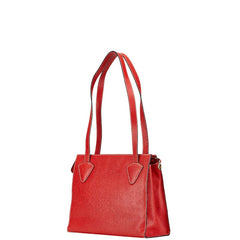 ロエベ トートバッグ レッド レザー レディース LOEWE 【中古】