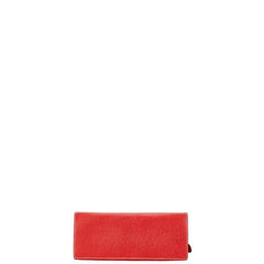 ロエベ トートバッグ レッド レザー レディース LOEWE 【中古】