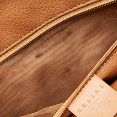 セリーヌ マカダム ハンドバッグ ショルダーバッグ 2WAY ブラウン PVC レザー レディース CELINE 【中古】