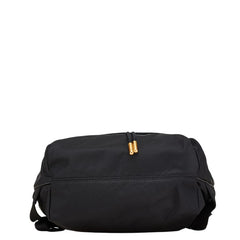 マークバイマークジェイコブス トゥルーパー リュック バックパック ブラック ゴールド ナイロン レザー レディース MARC BY MARC JACOBS 【中古】